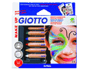 GIOTTO MAKE UP SET MATITE COSMETICHE pz 6 COLORI CLASSICI