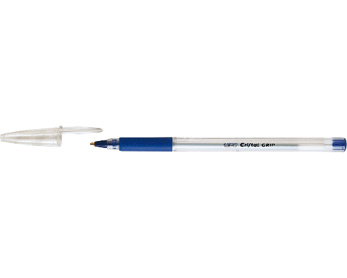 PENNA A SFERA CRISTAL GRIP PERMANENTE MEDIA BLU