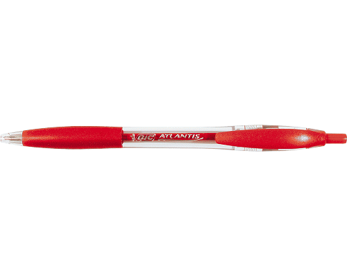 PENNA A SFERA A SCATTO ATLANTIS CLASSIC PERMANENTE 1,00 mm ROSSO