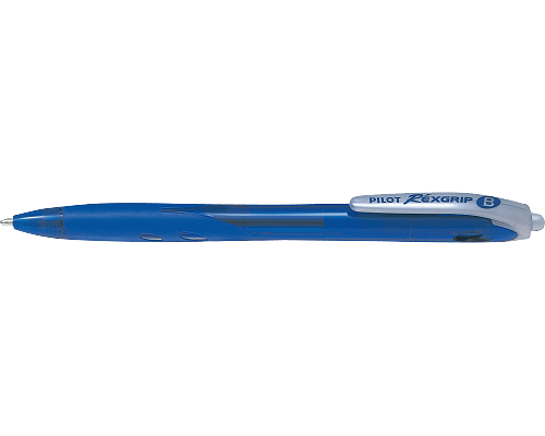 PENNA A SFERA A SCATTO REXGRIP PERMANENTE B 1,2 BLU