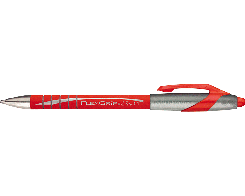 PENNA A SFERA A SCATTO FLEXGRIP ELITE PERMANENTE ROSSO