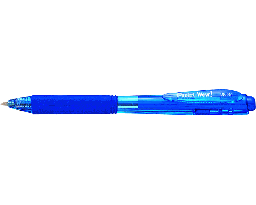 PENNA SFERA A SCATTO WOW 1,00 BLU