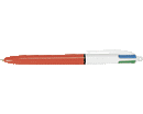 PENNA SFERA A SCATTO BIC 4 COLORI FINE PERMANENTE FINE 4 COLORI NERO/BLU/ROSSO/V