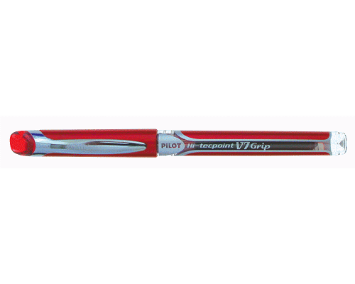 PENNA ROLLER V7 GRIP HI-TECPOINT LIQUIDO 0,7 ROSSO