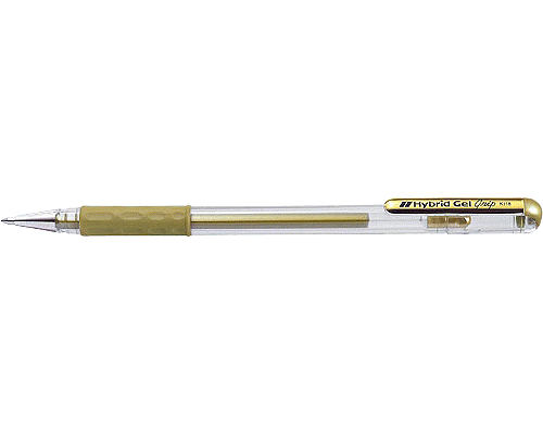 PENNA ROLLER GEL HYBRID GRIP METALLIC GEL 0,8 ORO METALLIZZATO