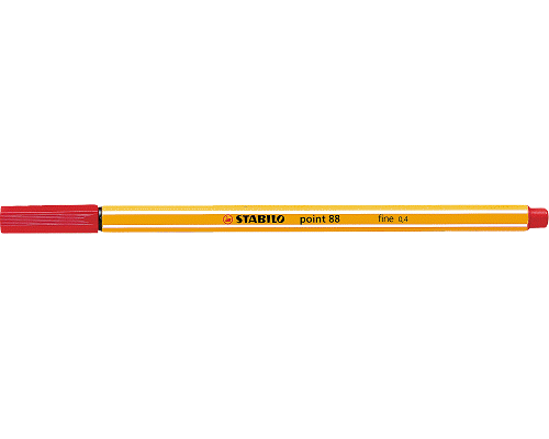 FINELINER POINT 88 0,4 FINE ROSSO