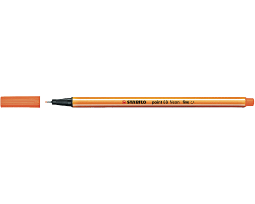 FINELINER POINT 88 0,4 FINE ARANCIO NEON