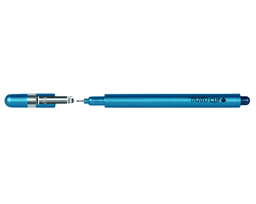 FINELINER TRATTO CLIP BLU