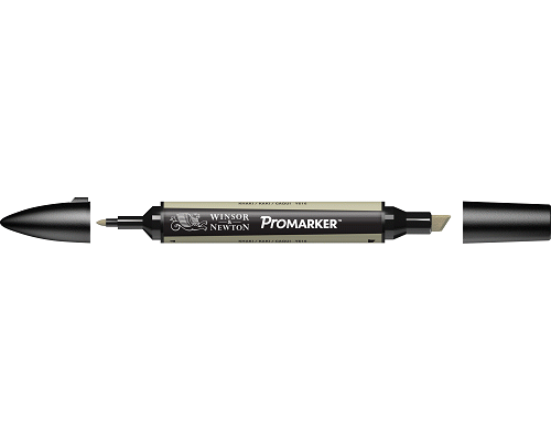 PENNARELLO PROMARKER PUNTA DOPPIA SCALPELLO E FINE A BASE DI KHAKI (Y616)