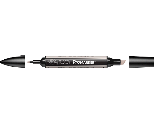 PENNARELLO PROMARKER PUNTA DOPPIA SCALPELLO E FINE A BASE DI WARM GREY 1 (WG01)