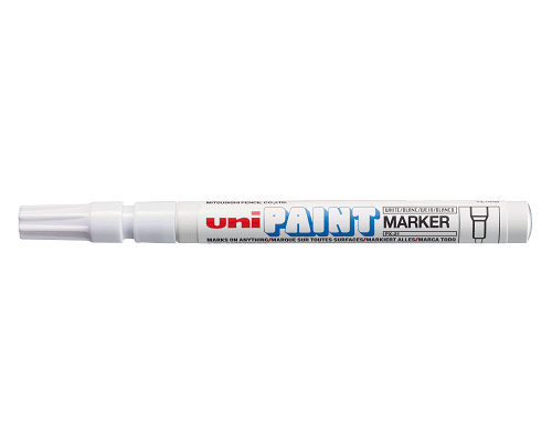 PENNARELLO MARCATORE A VERNICE UNIPAINT VERNICE INDELEBILE FINE BIANCO