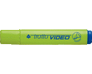 EVIDENZIATORE A PENNA TRATTO VIDEO SCALPELLO VERDE
