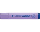 EVIDENZIATORE A PENNA TRATTO VIDEO SCALPELLO LILLA