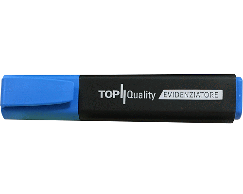 EVIDENZIATORE TOP QUALITY SCALPELLO AZZURRO