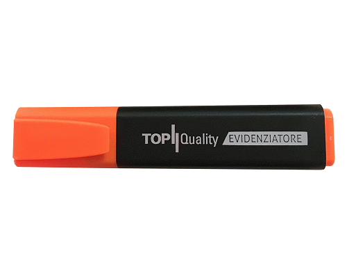 EVIDENZIATORE TOP QUALITY SCALPELLO ARANCIO