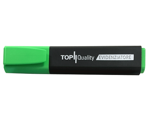 EVIDENZIATORE TOP QUALITY SCALPELLO VERDE