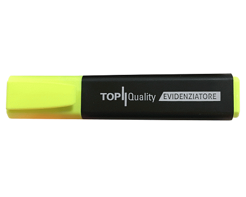 EVIDENZIATORE TOP QUALITY SCALPELLO GIALLO