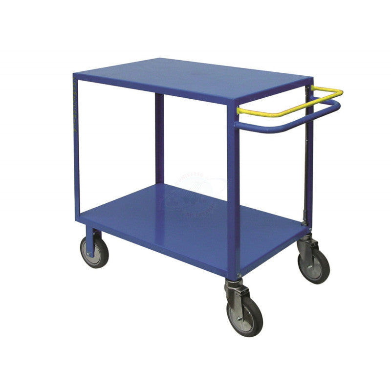 CARRELLO A DUE PIANI CON FRENONORM.ATT. 500*800*850 H Kg.25