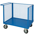 PIANALE 600x900 A TRE SPONDE CON 4 RUOTE GIREVOLI (2 FR)