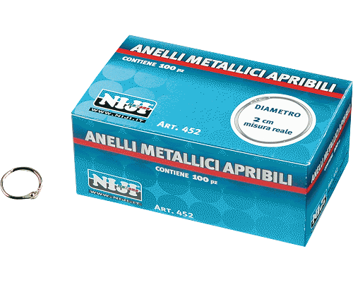 ANELLI METALLICI pz 100cm. 2