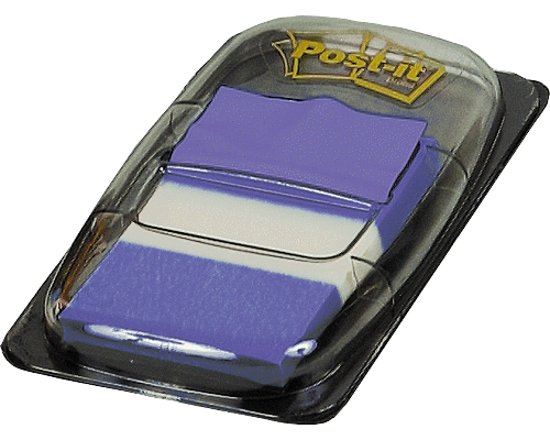 POST-IT INDEX 680 50ff 25 x 43mm BLU 680-2