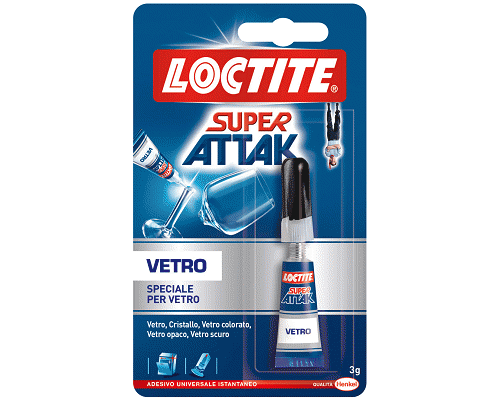 COLLA CIANOACRILICA ATTAK VETRO gr 3