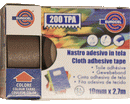 NASTRO ADESIVO TELATO 19mm 2,7mt MARRONE