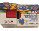 NASTRO ADESIVO TELATO 38mm 2,7mt ROSSO