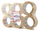 NASTRO PVC 330 IMBALLO 50mm 66mt TRASPARENTE