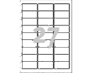 ETICHETTE ADESIVE PER STAMPANTI LASER PER INDIRIZZI REMOVIBI mm 63,5 X 29,6 675etichette