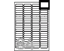 ETICHETTE ADESIVE PER STAMPANTI LASER PER IDENTIFICAZIONE SC mm 46 X 11,1 2100etichette