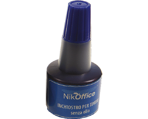 INCHIOSTRO PER TIMBRI BLU 30 ml