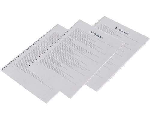 COPERTINE QUADRANTI PLASTICAmm 210 X 297 TRASPARENTI 18/100micron