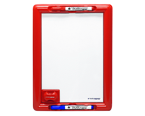 LAVAGNA MAGNETICA CASA BIANCAcornice in PLASTICA cm 26 X 36