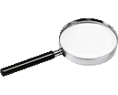 LENTE INGRANDIMENTO IN CRISTALLO cm. 5