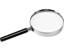LENTE INGRANDIMENTO IN CRISTALLO cm. 7,5