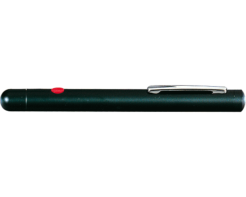 LASER PEN IN METALLO VERNICIATO NERO