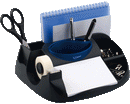 PORTAOGGETTI DA SCRIVANIA MAXI OFFICE PLASTICA NERO