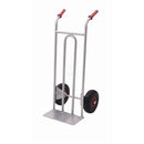 CHARIOT EN ACIER INOXYDABLE AISI 304R. PNEUMATIQUE EN NYLON D.260 Kg.10