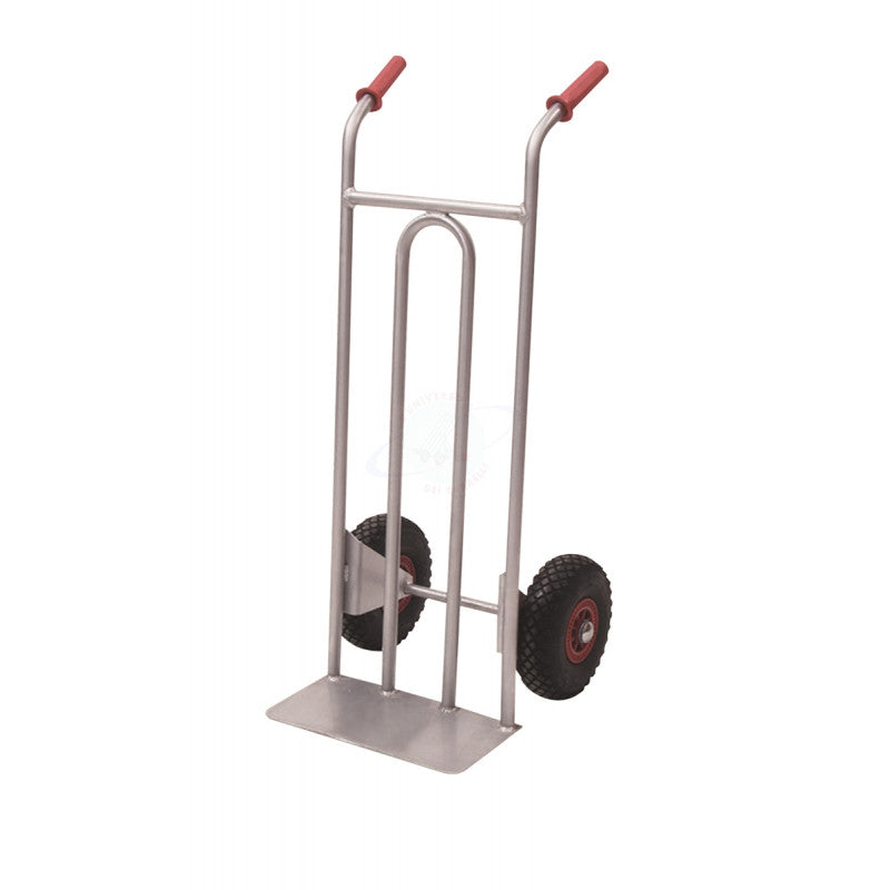 CARRELLO ACCIAIO INOX AISI 304R.ANTIFORATURA NYLON D.260