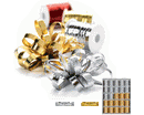 ROCCHETTINI TUBOLARE 25pz 1mm 10mt ORO/ARGENTO
