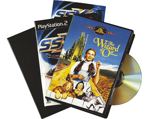 CUSTODIA DVD pz 5cm. 14,4 X 19 X 1,1 NERO