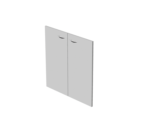 MOBILI PER UFFICIO COPPIA ANTE PER MOBILE BASSO cm. 80 x 67h GRIGIO