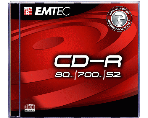 CD-R JEWEL CASE 700MB 80min.