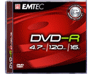 DVD JEWEL CASE -R 4700MB 120min.