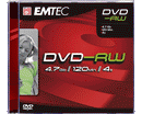DVD RISCRIVIBILI JEWEL CASE -RW 4700MB 120min.
