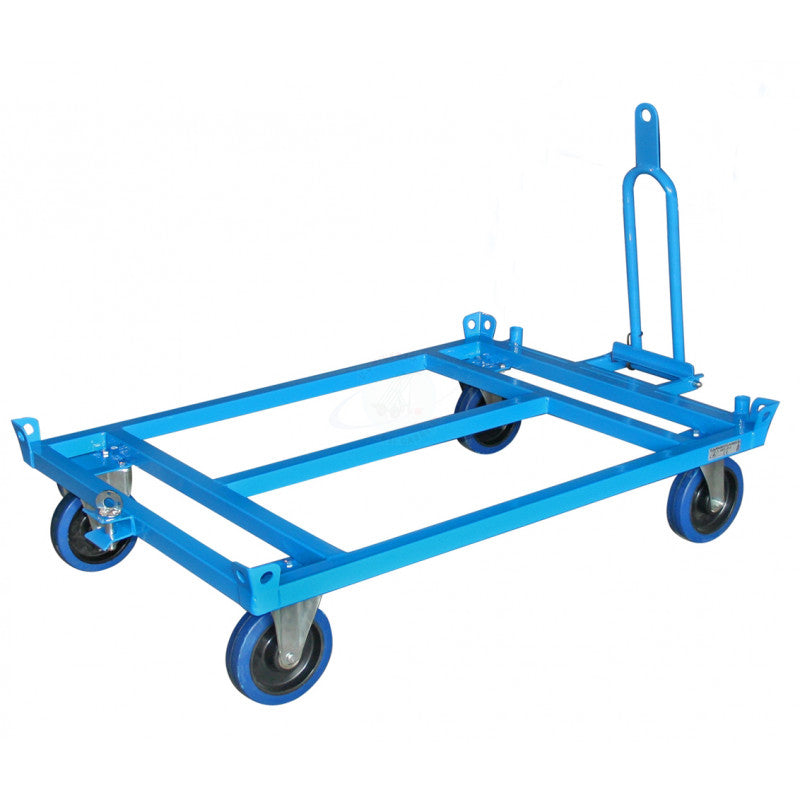 RIMORCHIO LP PORTA EURO PALLETBASSO - RUOTE GOMMA BLU