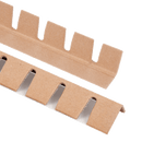 Coins en carton souple, marron, longueur 120 mm, angle 50 x 50 mm, épaisseur 3 mm
