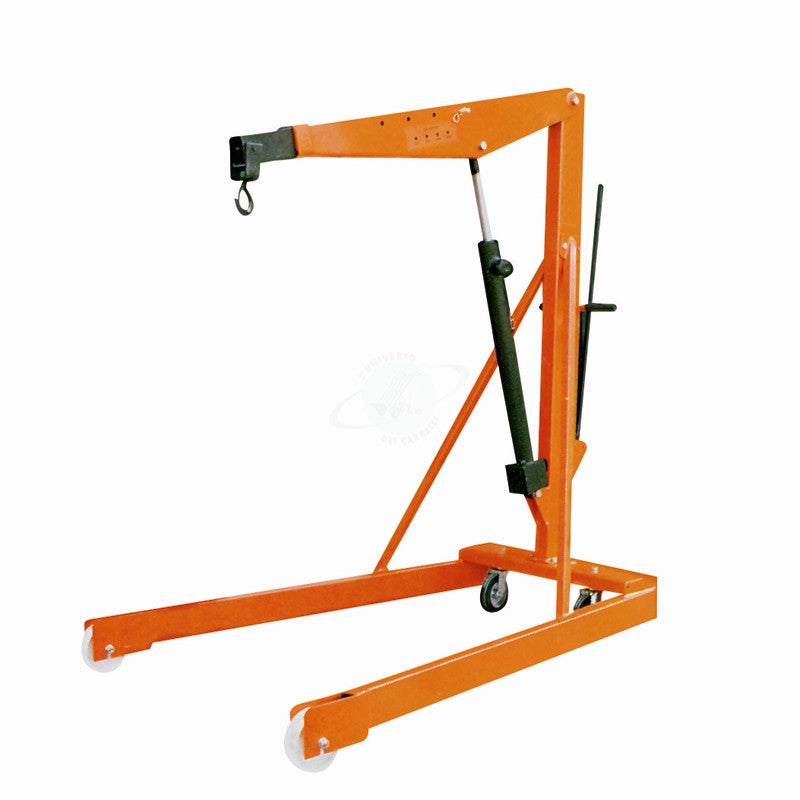 GRU 1000Kg POMPA DOPPIO EFFETTO BASE TRAPEZIOIDALE