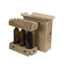 Coffret pour 3 bouteilles Ø60-85 h.280/316 + Alvéoles